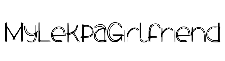 MyLekpaGirlfriend  Скачать бесплатные шрифты