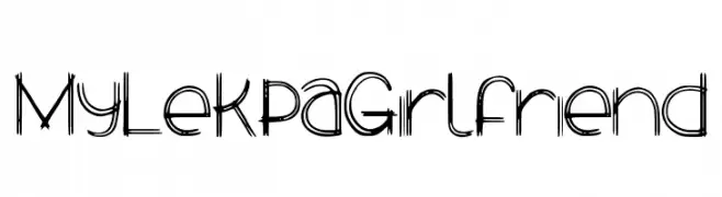 MyLekpaGirlfriend  les polices de caractères gratuit tlcharger