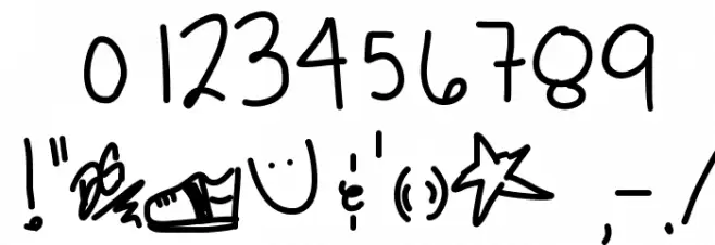 MyLittleJewels Font OTHER CHARS