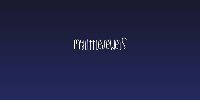 MyLittleJewels Social Header