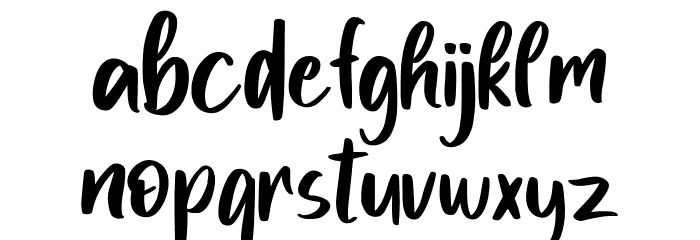 MyLove Font LOWERCASE
