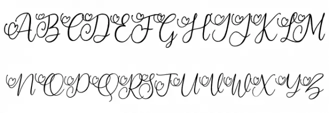 MyLovely Font Litere mari