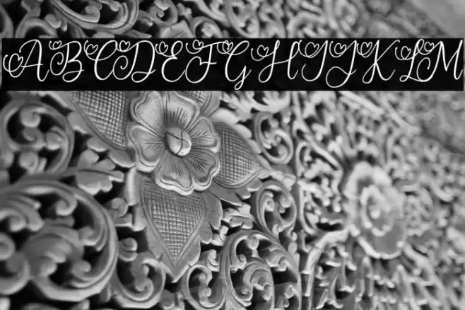 MyLovely Font examples