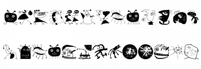 MyMaestroMrMiro Schriftart Groß