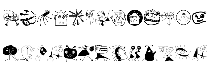 MyMaestroMrMiro Font LOWERCASE
