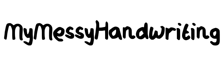 MyMessyHandwriting  baixar fontes gratis