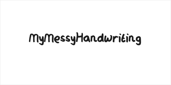 MyMessyHandwriting Logo