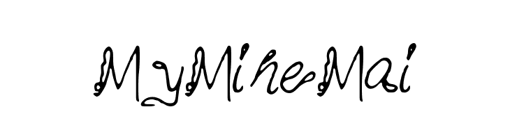 MyMineMai  フリーフォントのダウンロード