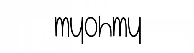 MyOhMy  Frei Schriftart Herunterladen