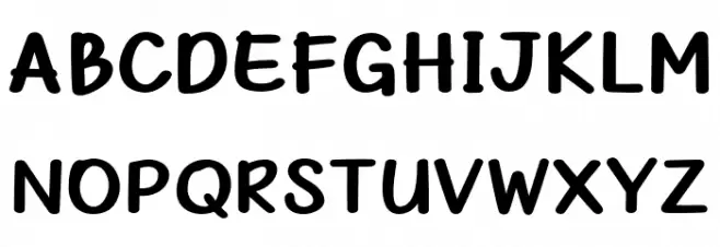 MyOlivin-Bold Schriftart Groß