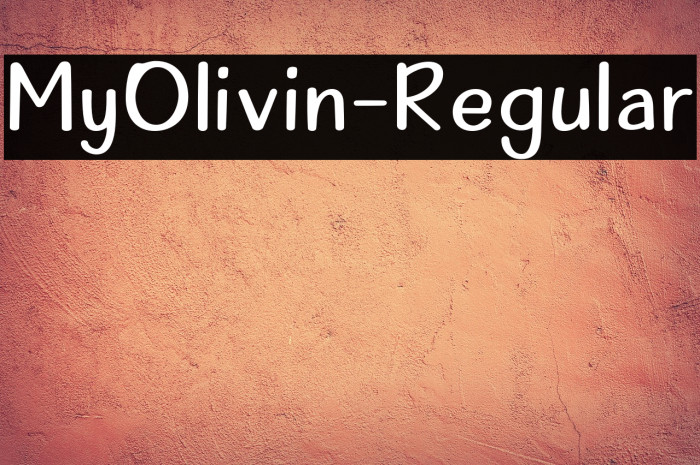 MyOlivin-Regular Example 3