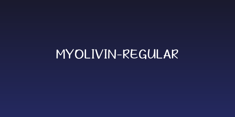 MyOlivin-Regular Social Header