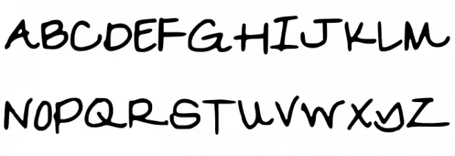 MyOwn Schriftart Groß