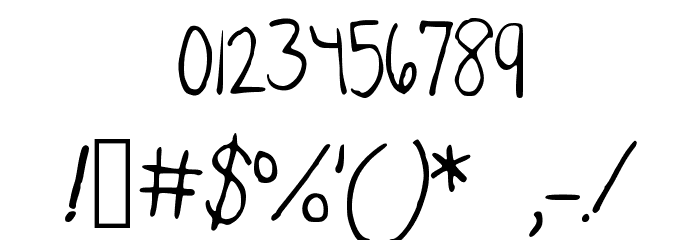 MyRandaRegular Font OTHER CHARS