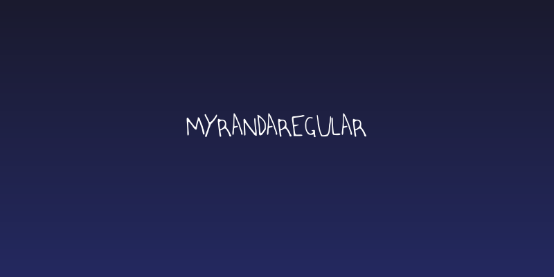 MyRandaRegular Social Header