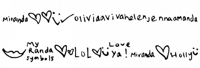 MyRandaSymbols Font OTHER CHARS