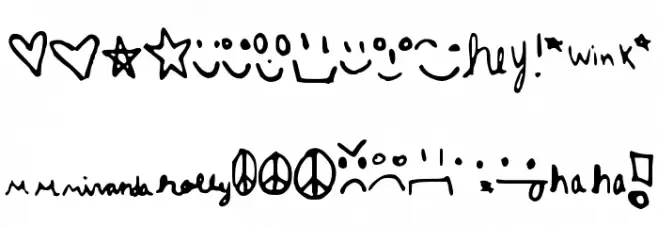 MyRandaSymbols Font Litere mari