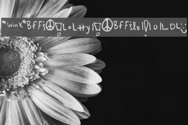 MyRandaSymbols Font examples