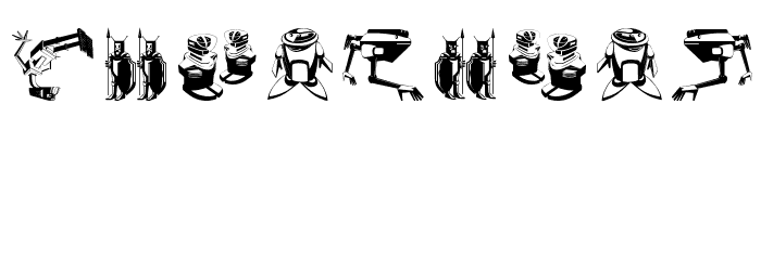 MyRobots Font OTHER CHARS
