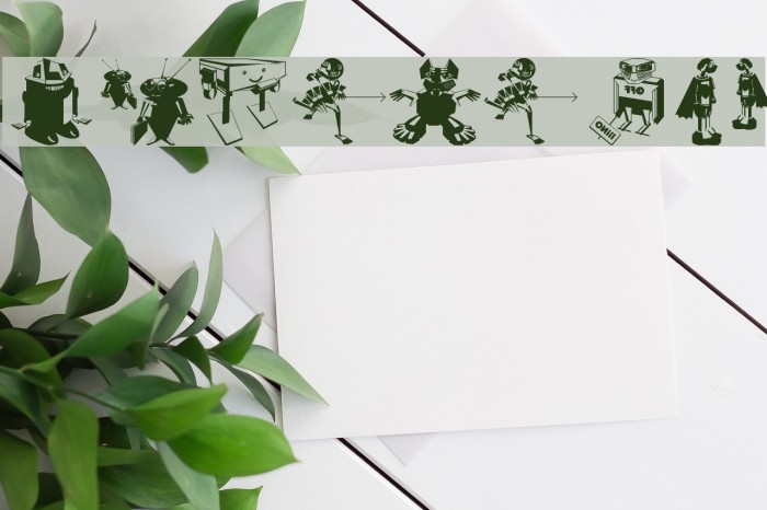 MyRobots Font examples