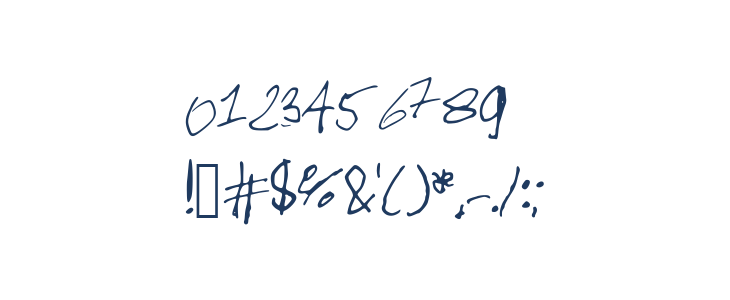 MySchoolHandwriting Other Characters