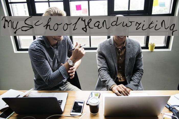 MySchoolHandwriting Example 1