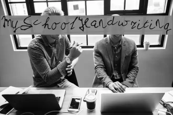 MySchoolHandwriting Font examples