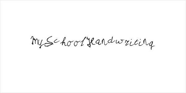 MySchoolHandwriting Logo