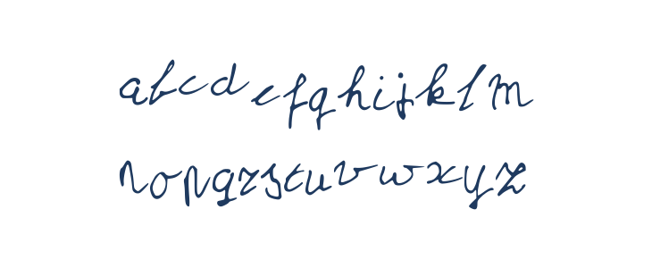 MySchoolHandwriting Lowercase
