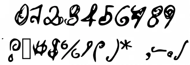 MyScriptFont Polices AUTRES CHARS