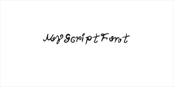 MyScriptFont Logo