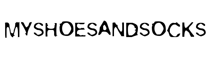 MyShoesAndSocks  font caratteri gratis