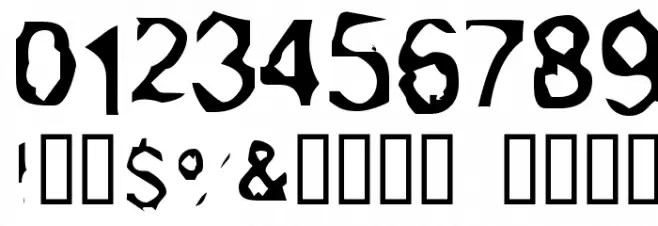 MyShoesAndSocks Font OTHER CHARS