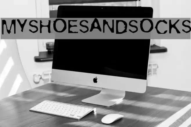 MyShoesAndSocks Font examples