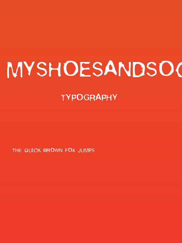 MyShoesAndSocks Poster