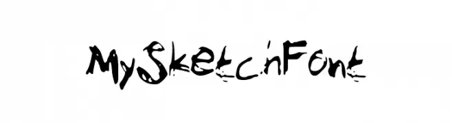 MySketchFont  Descarca Fonturi Gratis