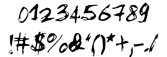 MySketchFont Font OTHER CHARS