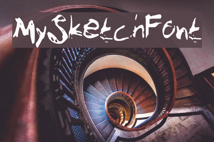 MySketchFont Font examples