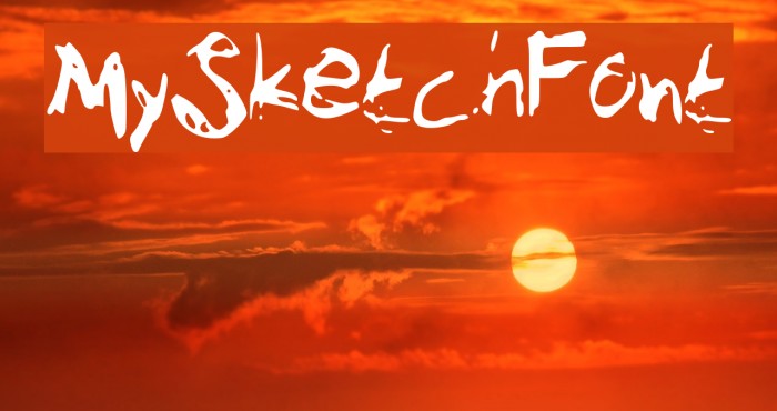 MySketchFont Font examples
