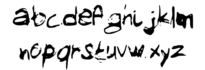 MySketchFont Font LOWERCASE