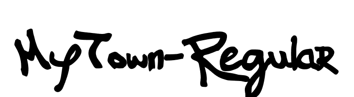 MyTown-Regular  Fuentes Gratis Descargar
