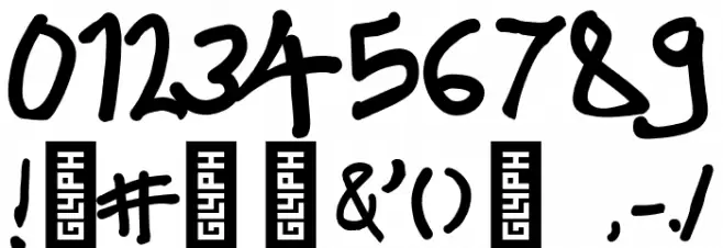 MyTown-Regular Font OTHER CHARS