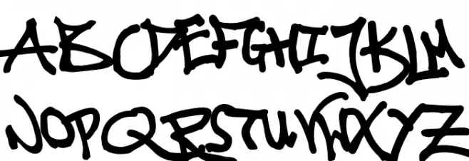 MyTown-Regular 字体 大写