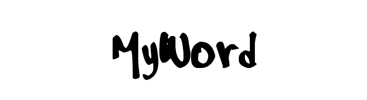 MyWord  フリーフォントのダウンロード