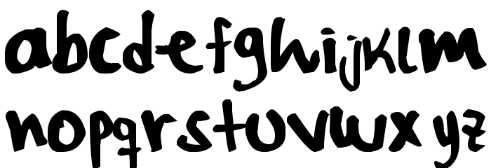 MyWord Font LOWERCASE