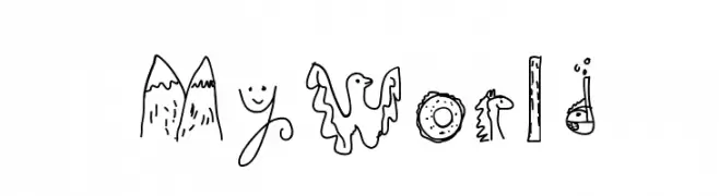 MyWorld  Free Fonts Download