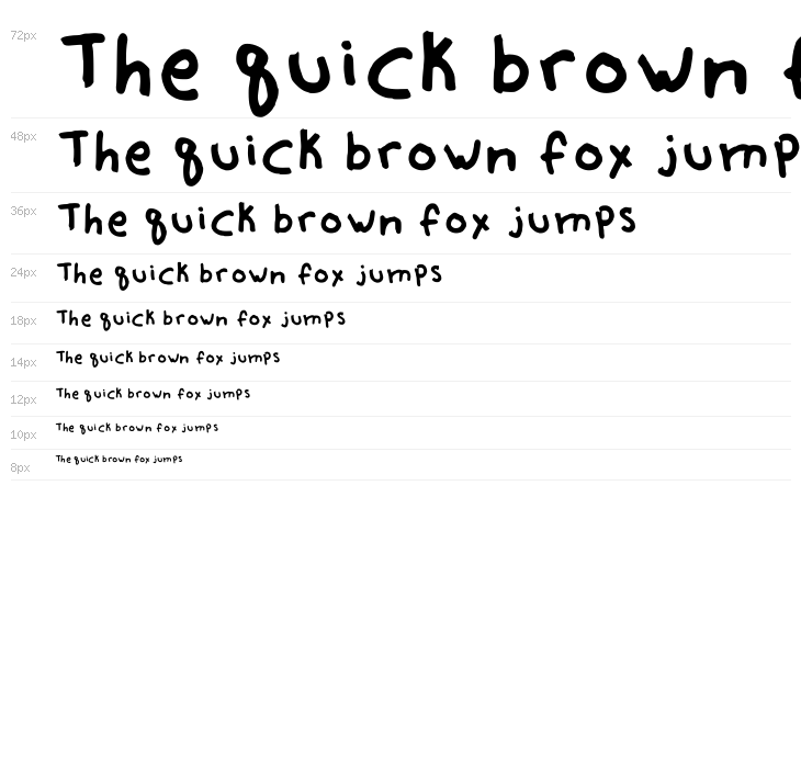 My_First_Font_Ever Waterfall