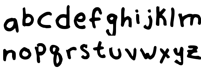 My_First_Font_Ever Font LOWERCASE