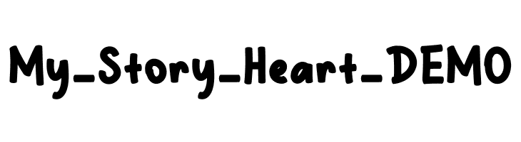 My_Story_Heart_DEMO  font caratteri gratis