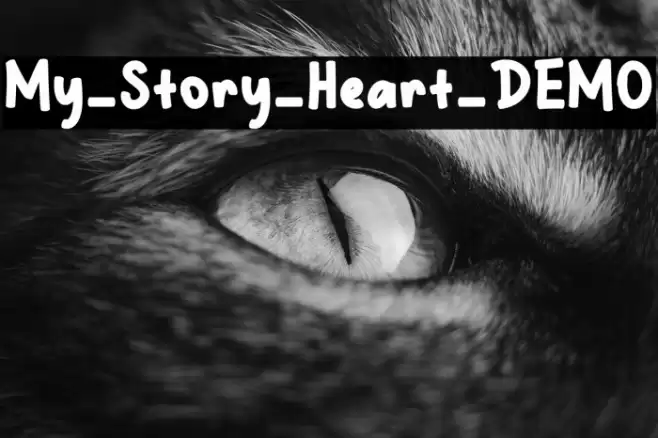 My_Story_Heart_DEMO Caratteri examples